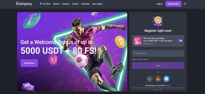 CoinPlay Sign Up Process