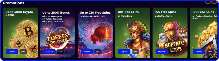 Bonuses at Winport Casino