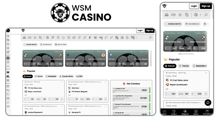 WSM Casino Sports Betting Section
