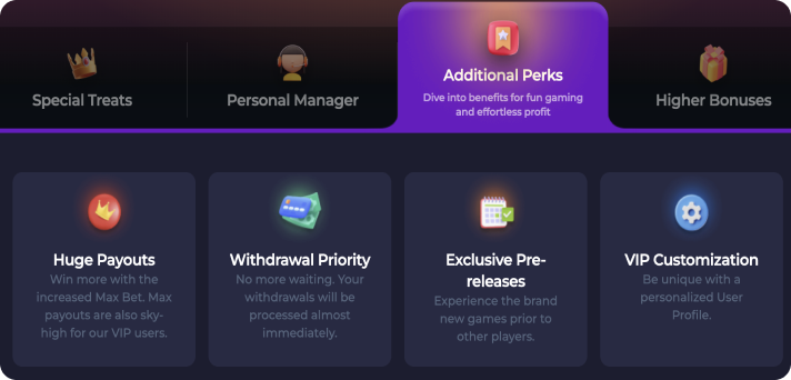 Additional perks for High Rollers at Betfury Casino