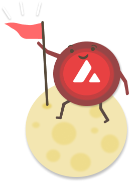 Avalanche is sitting on the Moon