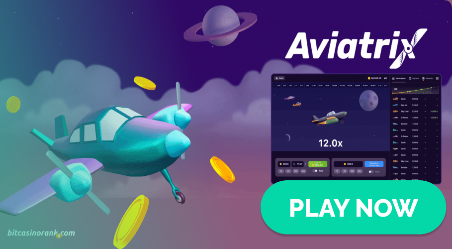 Banner for crash game Aviatrix