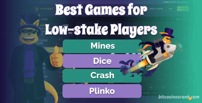 Types of the best games for low-stakes players