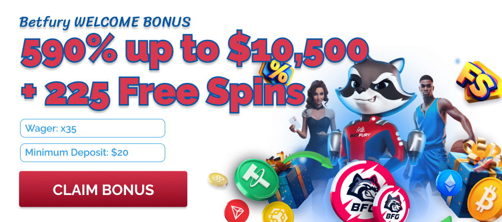 Welcome Bonus at Betfury Casino