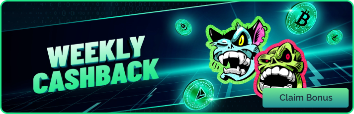 Weekly Cashback at Betpanda.io Casino