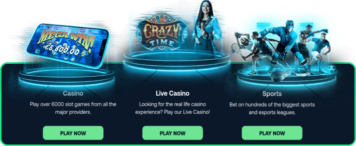 Betpanda.io Casino games available