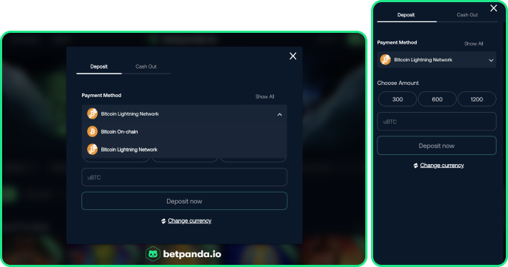 Betpanda.io Casino Payment Methods