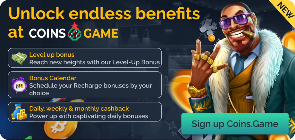 Banner at Coins.Game Casino