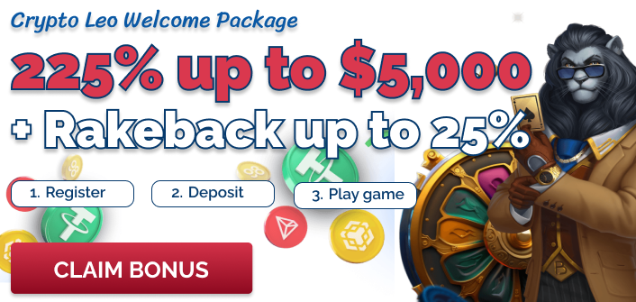 Crypto Leo Welcpme Bonus and Rakeback