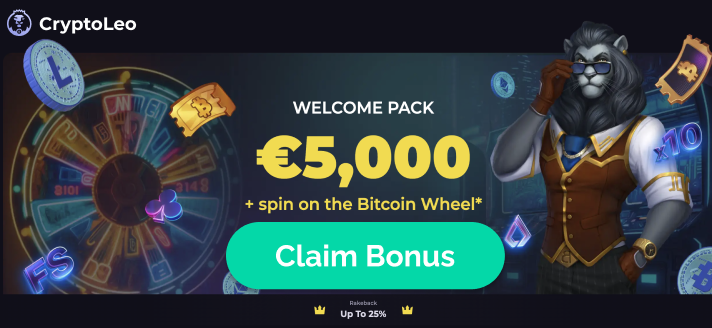CryptoLeo Casino Welcome Bonus
