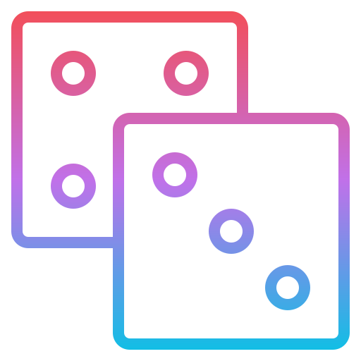 Dice icon in online casino