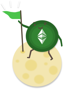 Ethereum classic is sitting on the Moon