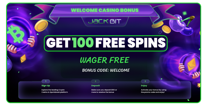 Welcome Free Spins at Jackbit Casino