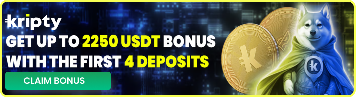 Welcome Bonus at Kripty Casino