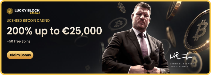 Welcome Bonus at Lucky Block Casino