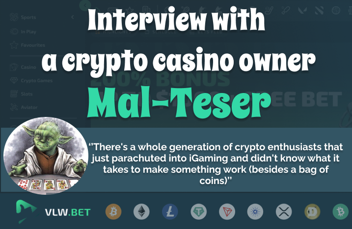 Interview with  a crypto casino owner Mal Teser
