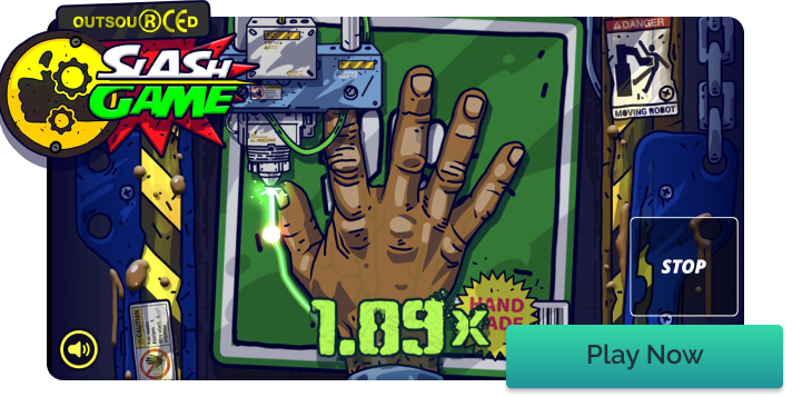 Gameplay of Outsourced: Slash Game