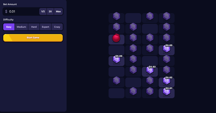 Easy mode at Roobet's Towers