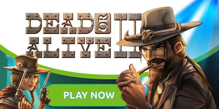 Banner Dead or Alive 2 slot by Netent