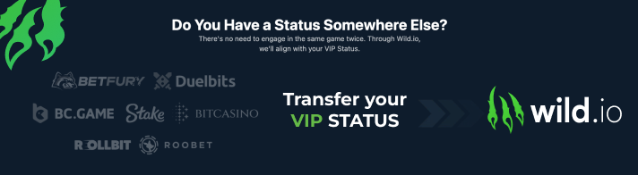VIP Transfer at Wild.io Casino