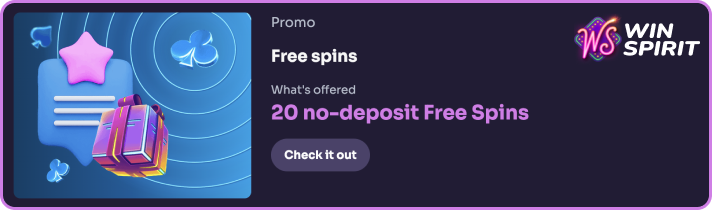 No Deposit Bonus at WinSpirit Casino