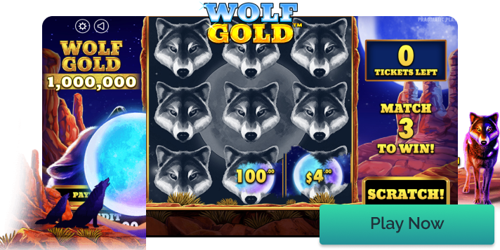 Wolf Gold Scratch Card from Pragmatic Play